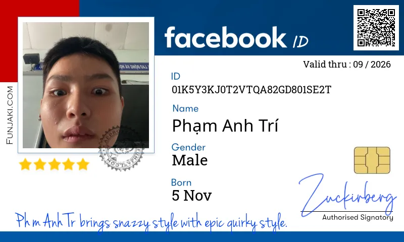 Facebook ID Card