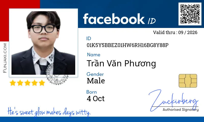 Facebook ID Card