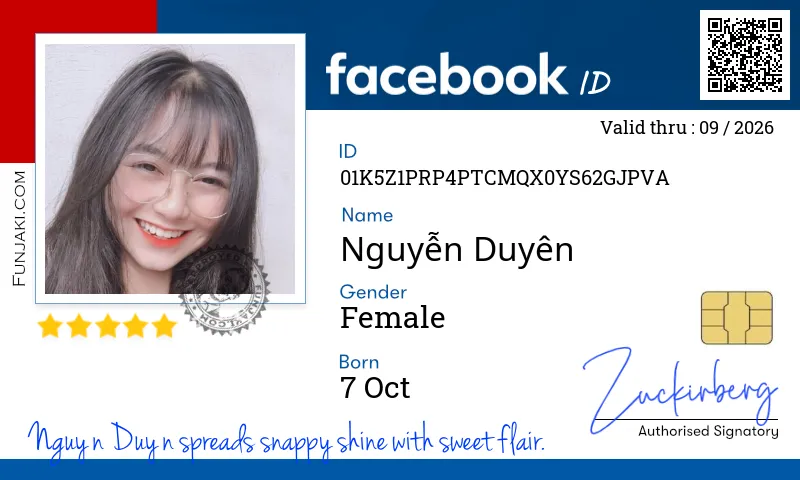Facebook ID Card