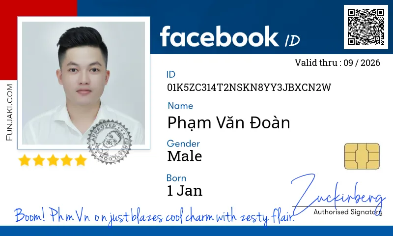 Facebook ID Card