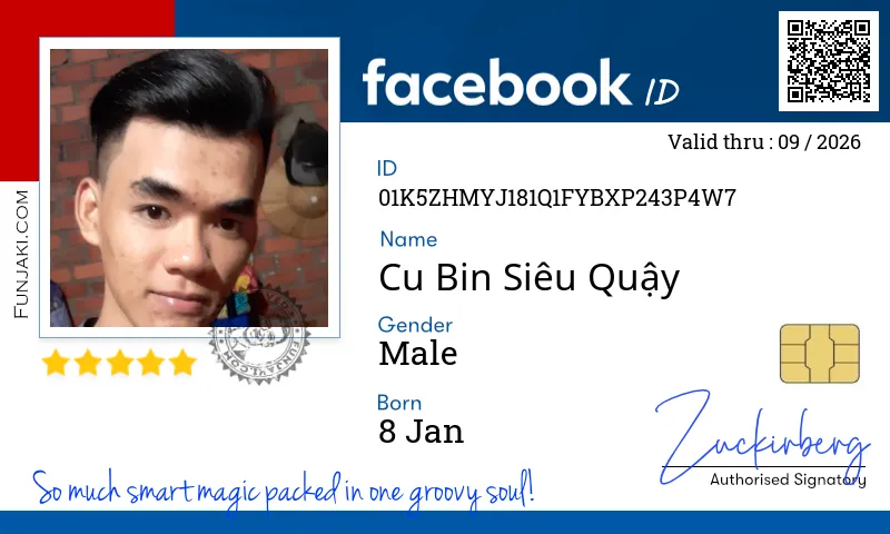 Facebook ID Card