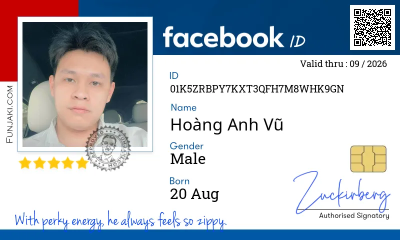 Facebook ID Card