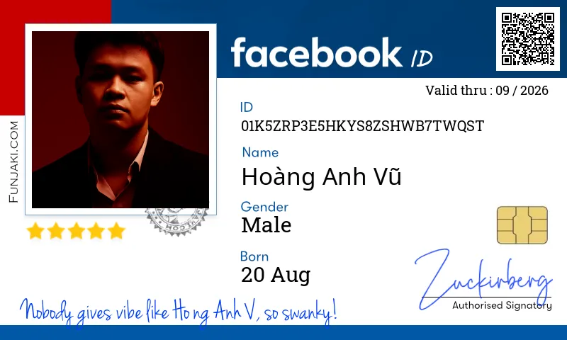 Facebook ID Card