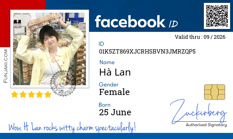 Facebook ID Card