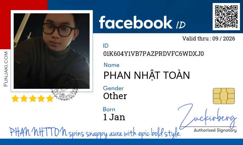 Facebook ID Card
