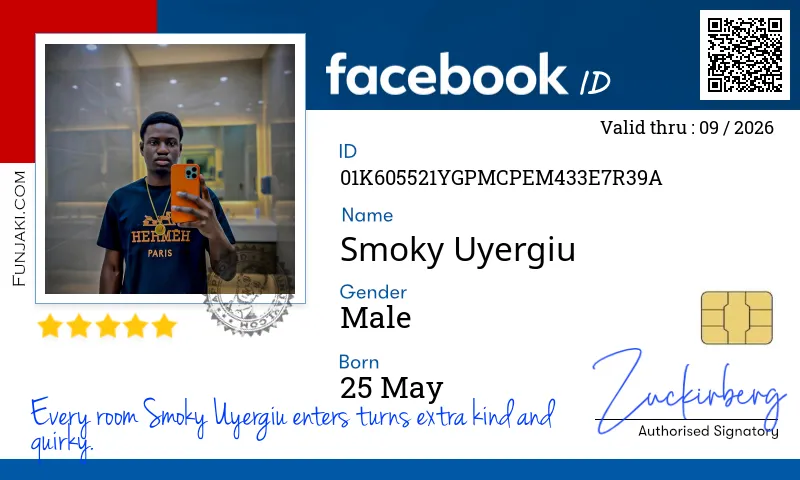 Facebook ID Card