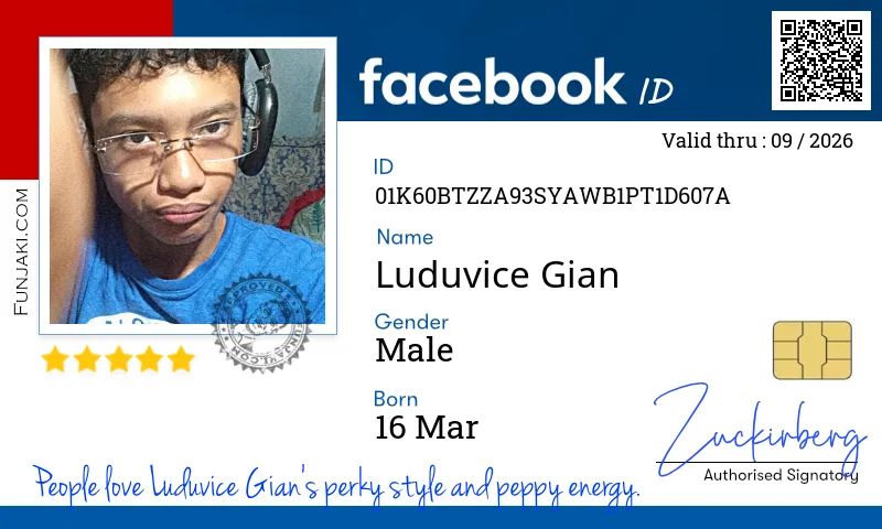 Facebook ID Card