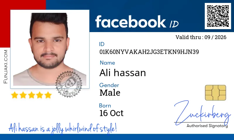 Facebook ID Card