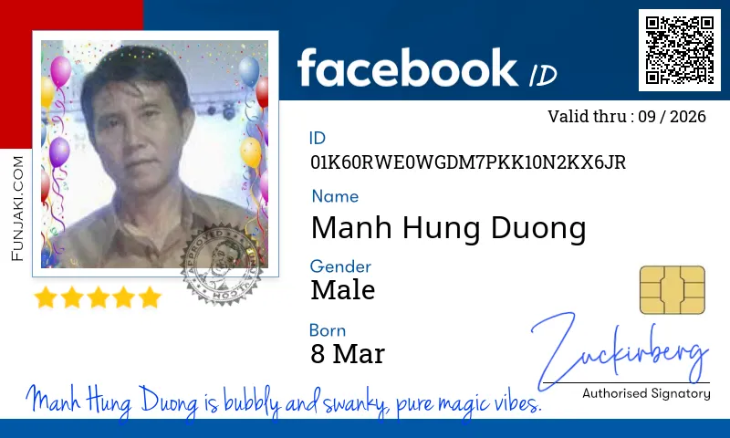 Facebook ID Card