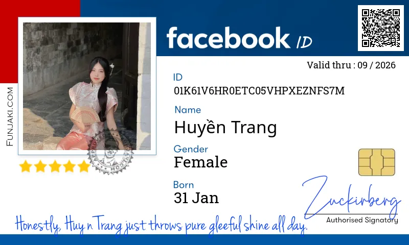 Facebook ID Card