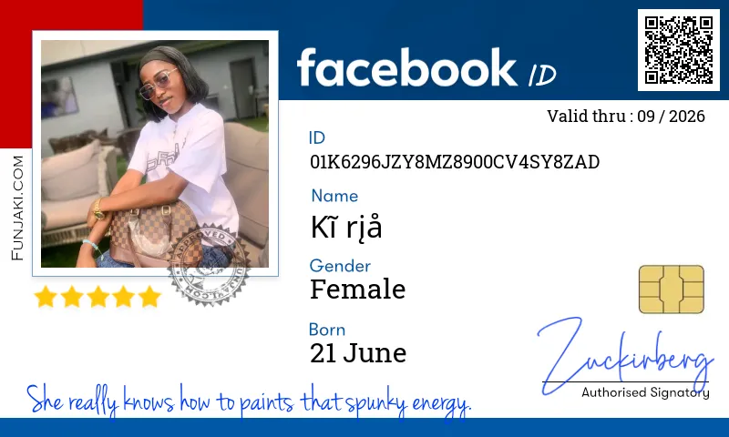 Facebook ID Card