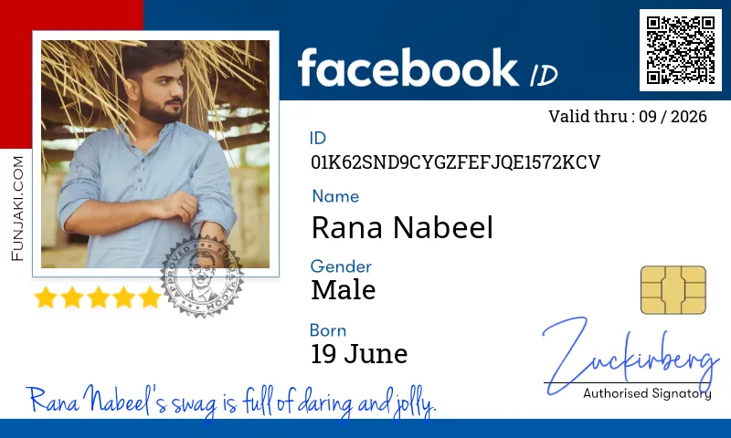 Facebook ID Card