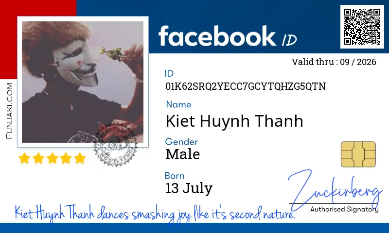 Facebook ID Card