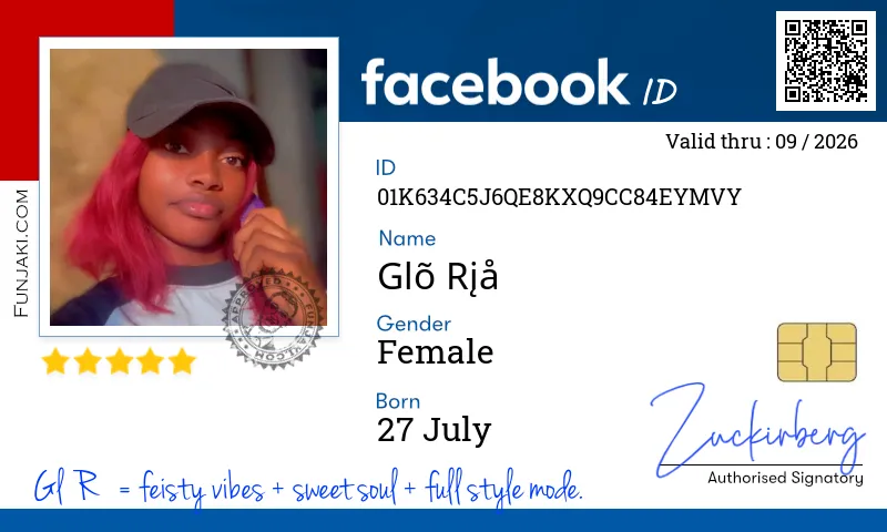Facebook ID Card