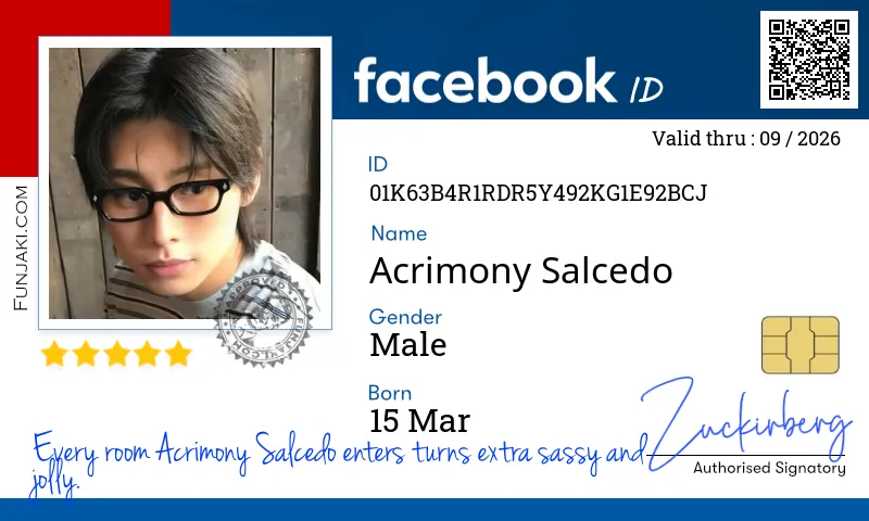 Facebook ID Card