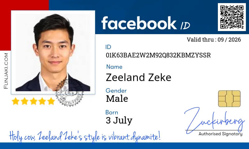Facebook ID Card