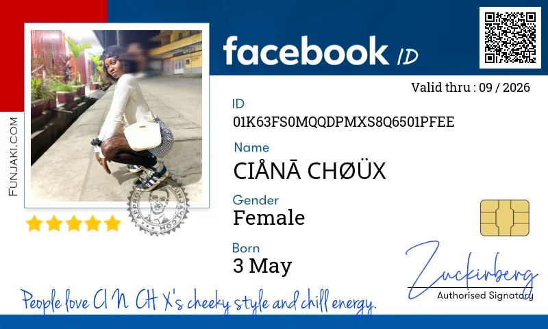 Facebook ID Card