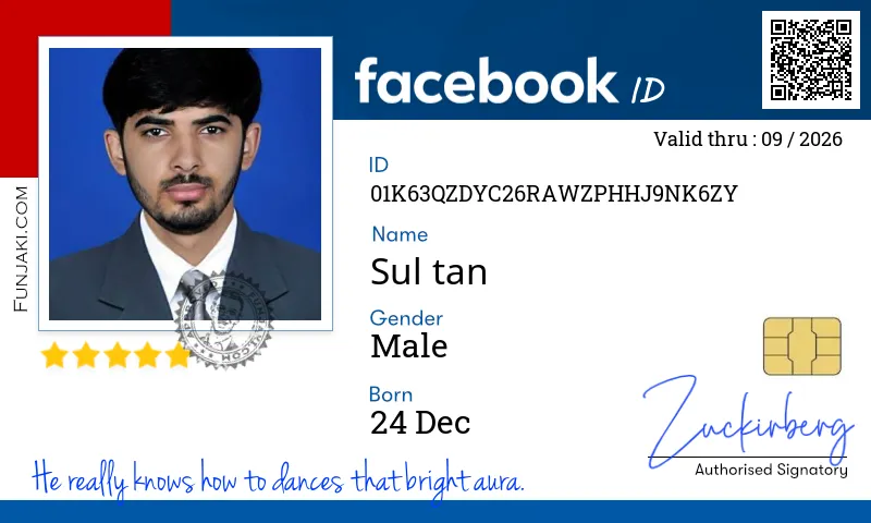 Facebook ID Card