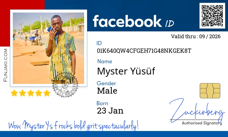 Facebook ID Card