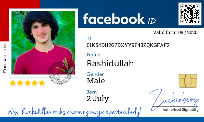 Facebook ID Card