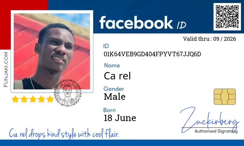 Facebook ID Card