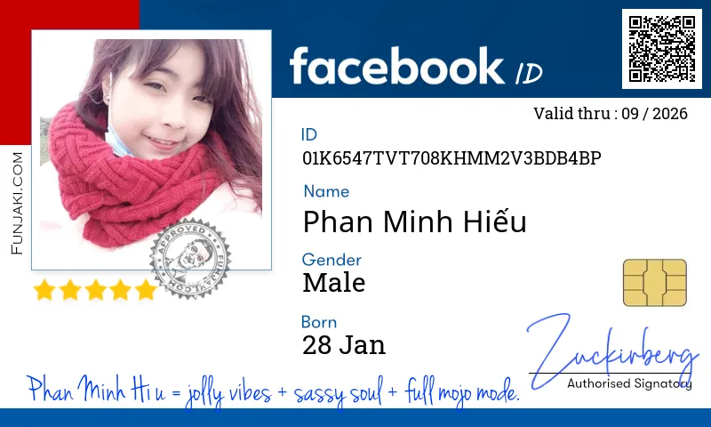 Facebook ID Card