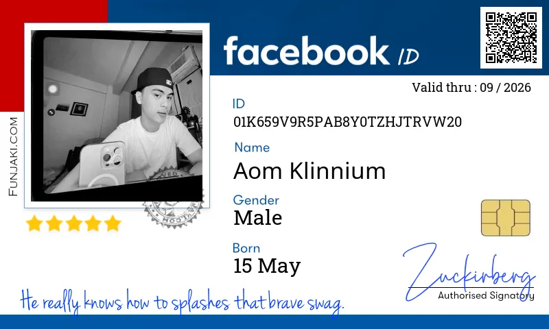 Facebook ID Card