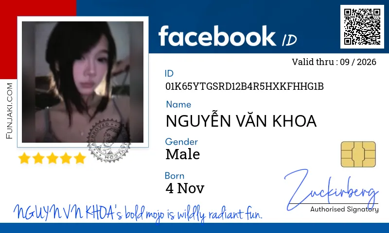 Facebook ID Card