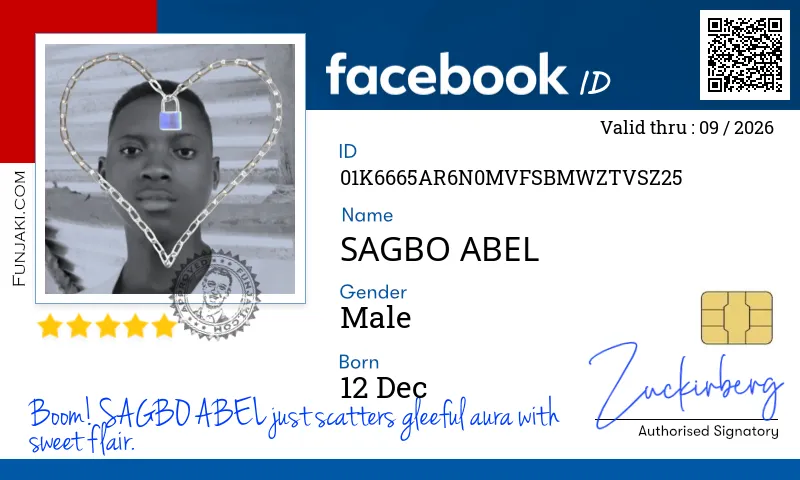 Facebook ID Card