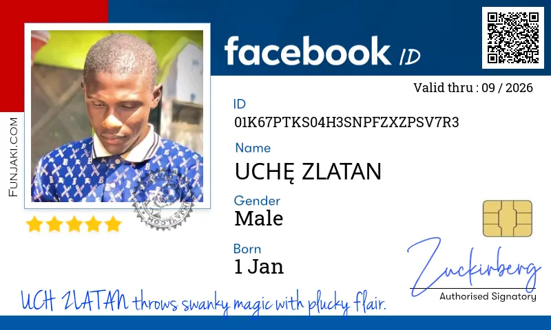 Facebook ID Card