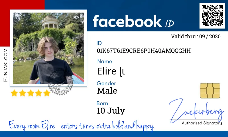 Facebook ID Card