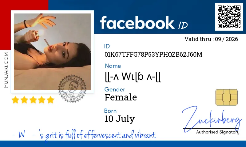 Facebook ID Card