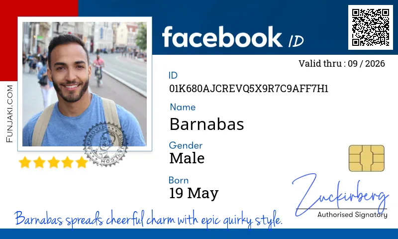 Facebook ID Card