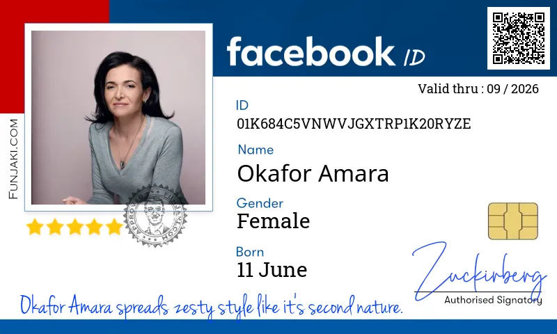Facebook ID Card