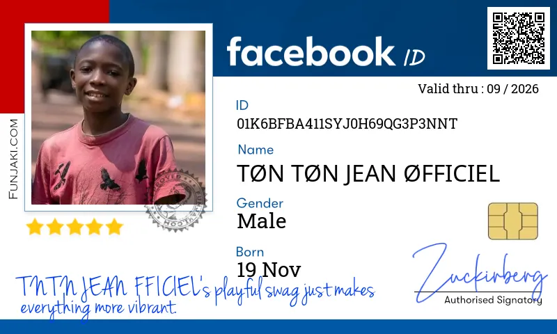 Facebook ID Card