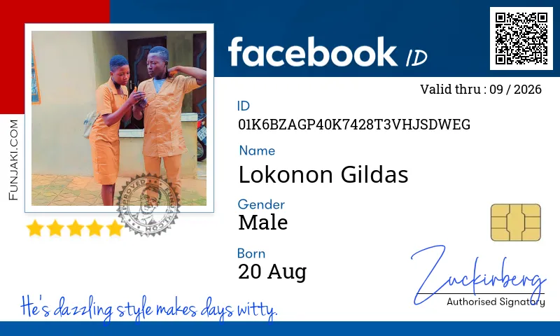 Facebook ID Card