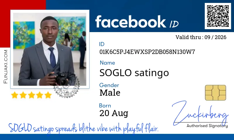 Facebook ID Card