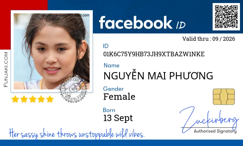 Facebook ID Card