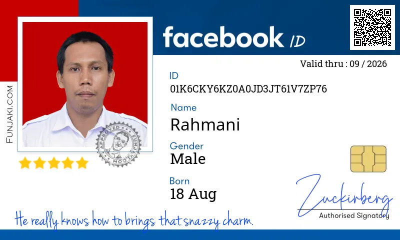 Facebook ID Card