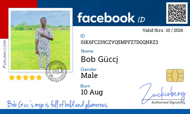 Facebook ID Card