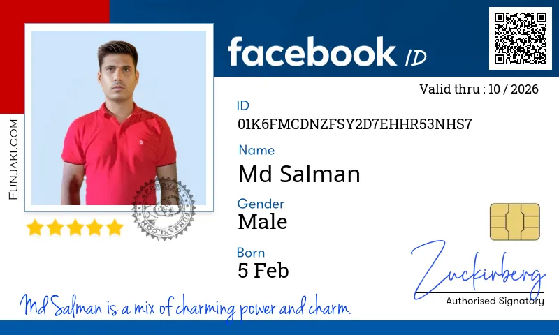 Facebook ID Card