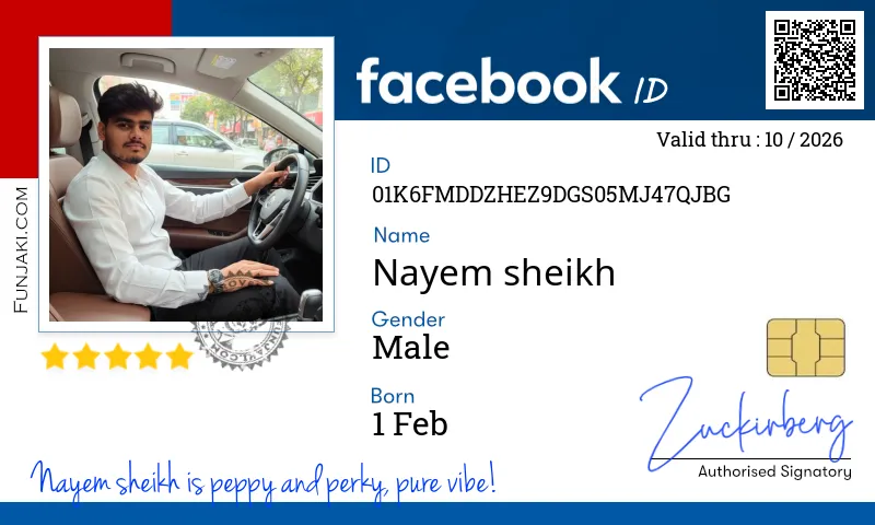 Facebook ID Card