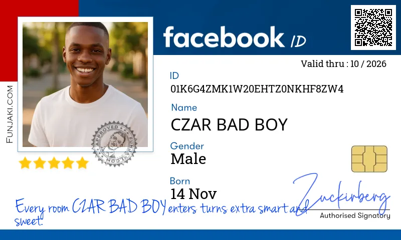 Facebook ID Card