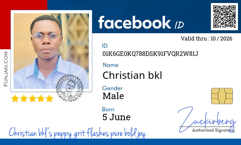Facebook ID Card