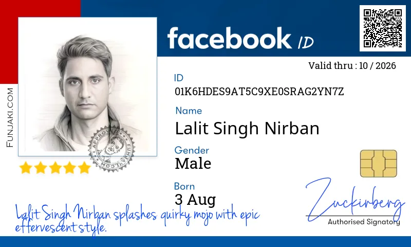 Facebook ID Card