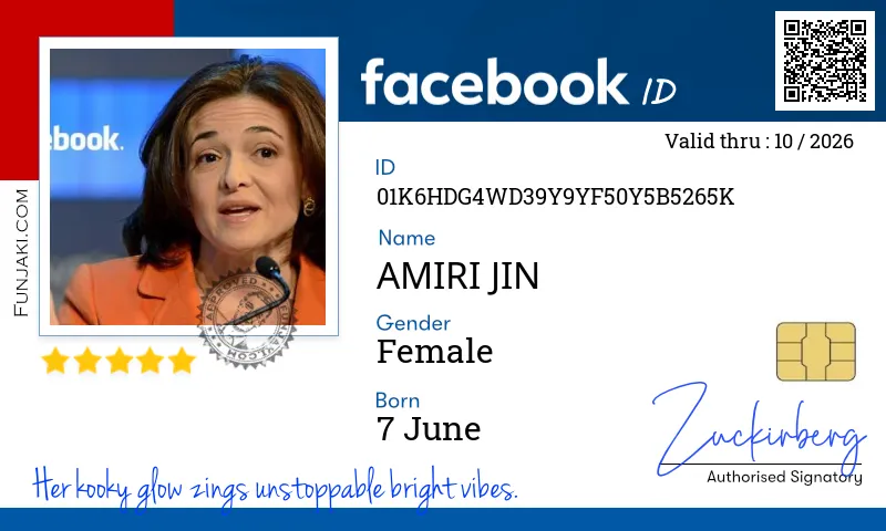 Facebook ID Card