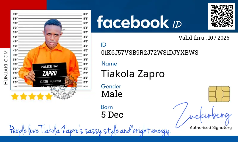 Facebook ID Card