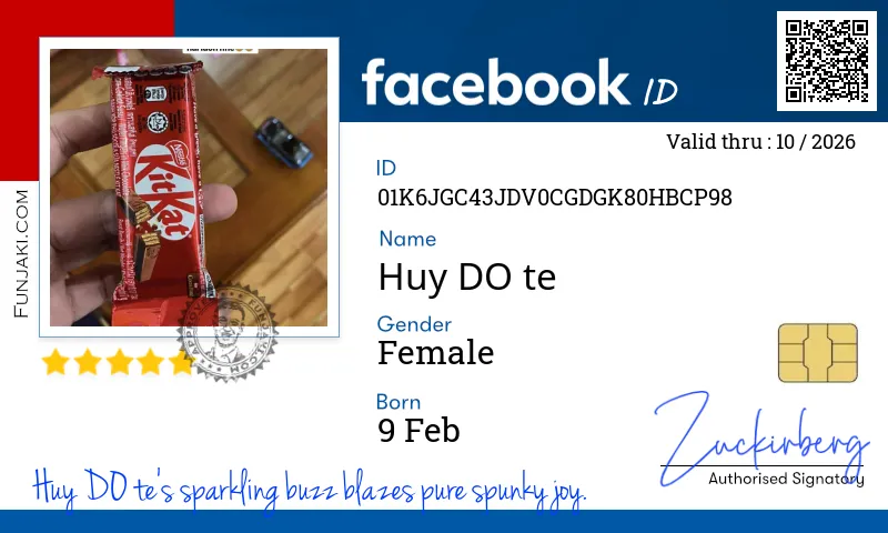 Facebook ID Card