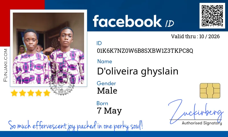 Facebook ID Card