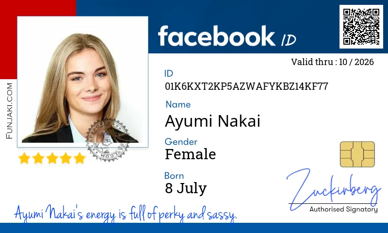 Facebook ID Card